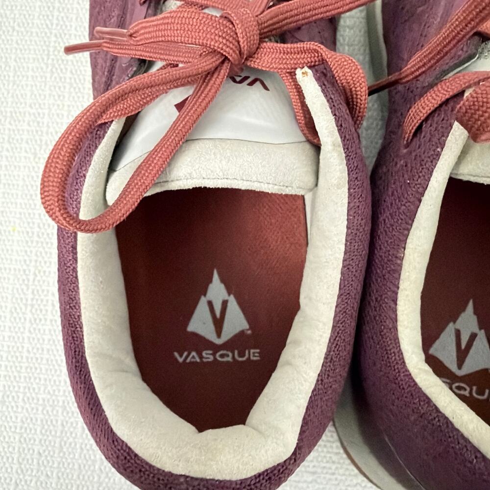 Vasque Shoes Womens Size 8.5 M Satoru Trail LT Low Vibram Hiking Mauve - Picture 5 of 10